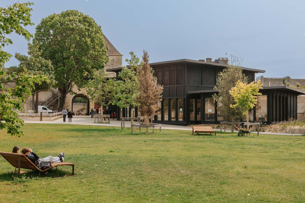 Photo du nouveau bâtiment d’accueil