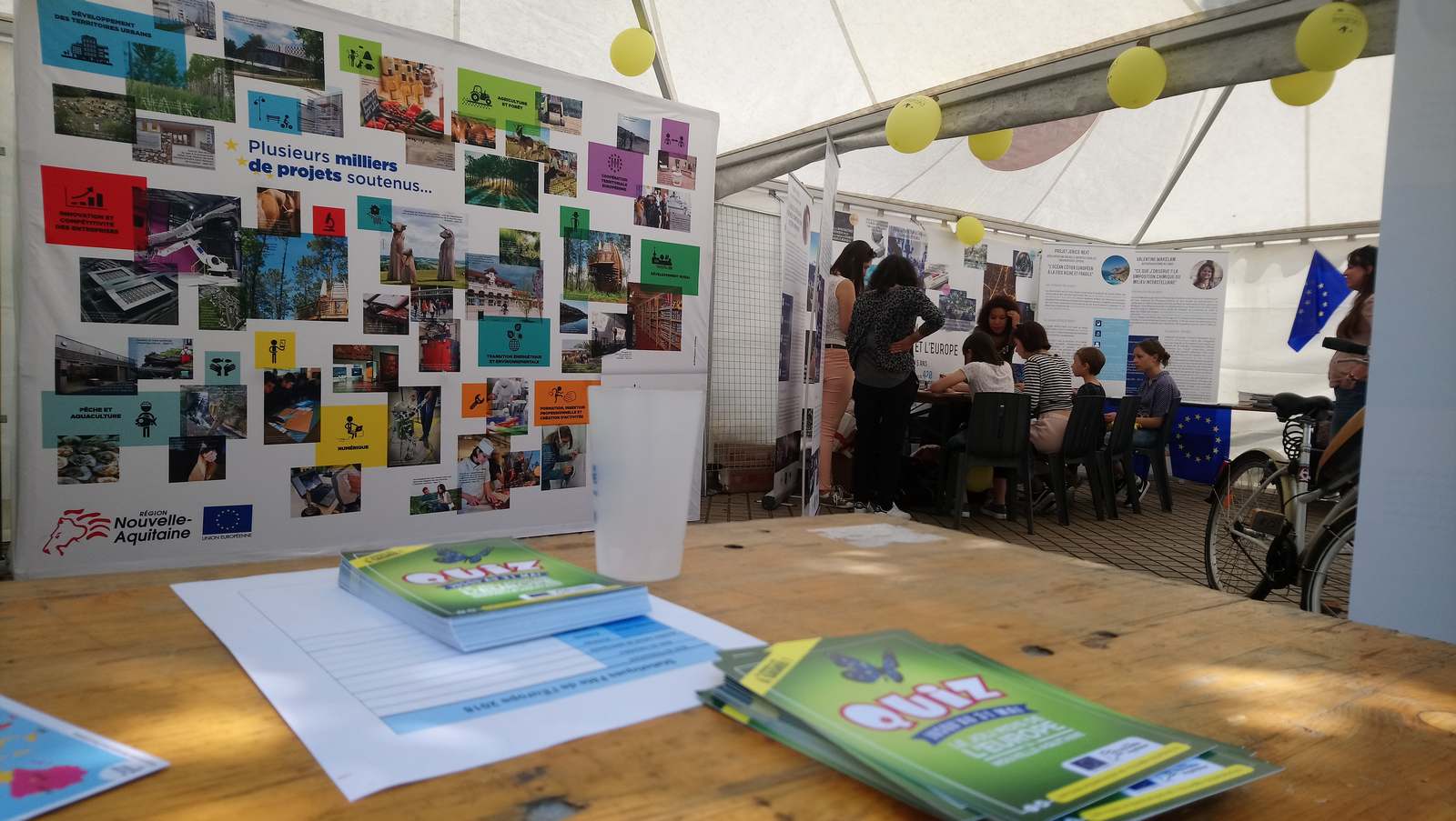 stand joli mois de l'Europe nouvelle aquitaine