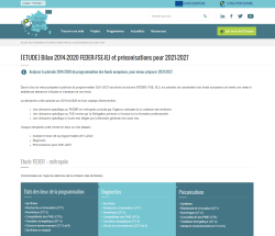 Miniature de la page [ETUDE] Bilan 2014-2020 FEDER-FSE-IEJ et préconisations pour 2021-2027